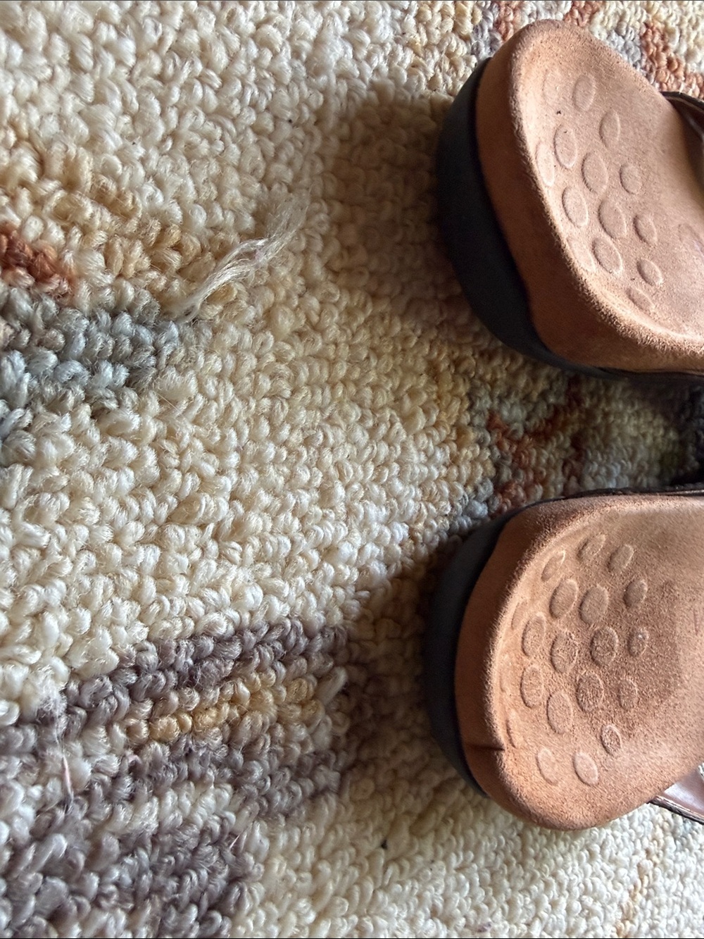 Vionic Floriana Brown Orthotic-Style Sandal Thongs with Bead Accents - Picture 6 of 9